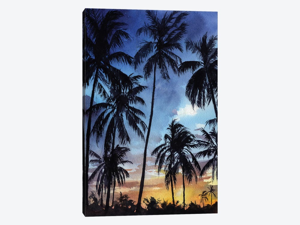 Sunset Palms by Rachel Parker 1-piece Art Print