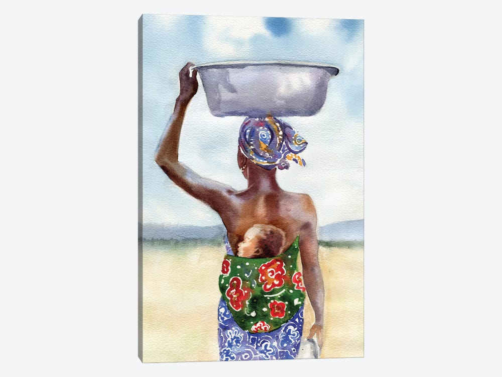 African Mother by Rachel Parker 1-piece Canvas Art