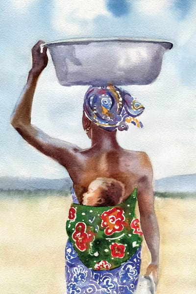 Caribbean Culture: African Mother by Rachel Parker
