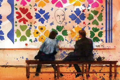 Matisse Reverie by Rachel Parker framed canvas print