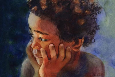 Sami by Rachel Parker framed canvas print