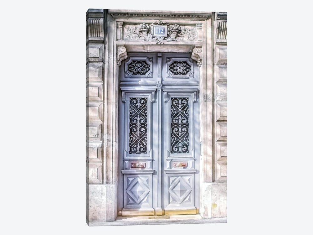 Paris Lavander Door by Rose Palmisano 1-piece Canvas Art Print