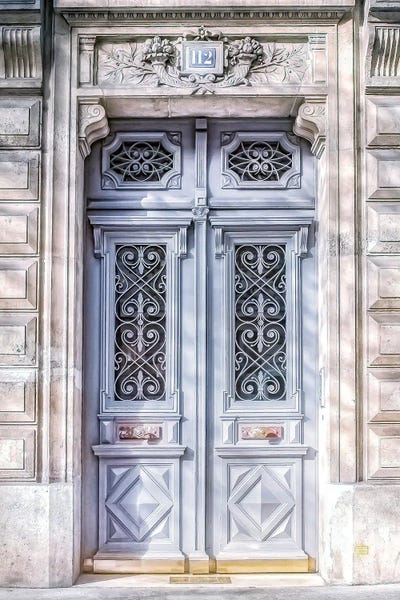 Rose Palmisano: Paris Lavander Door by Rose Palmisano
