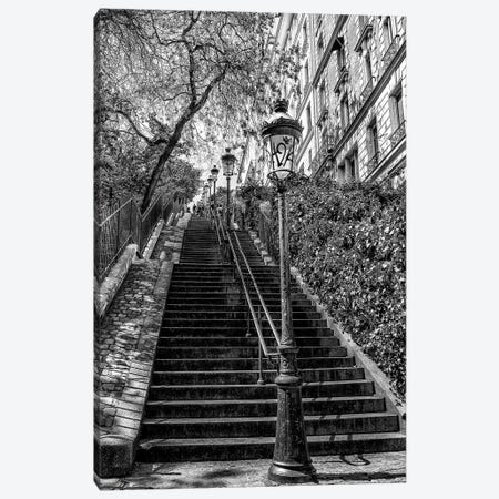 Montmartre Stairs Canvas Print #RPM107} by Rose Palmisano Canvas Wall Art