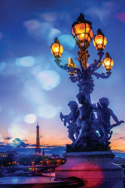 Pont Alexander III by Rose Palmisano metal wall art