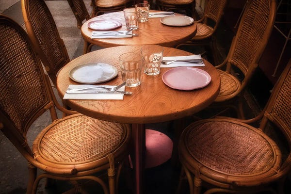Rose Palmisano: Parisian Café by Rose Palmisano