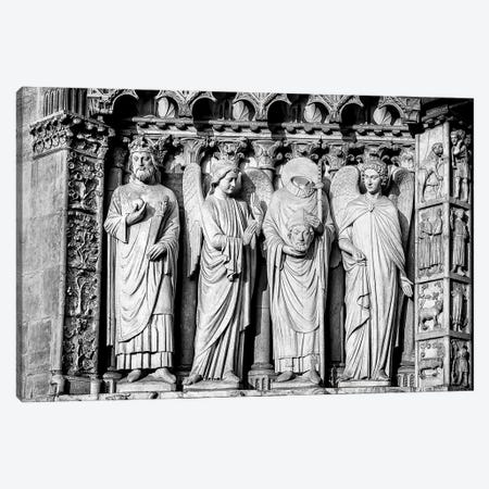 Statue of St. Denis Notre-Dame Cathedral Canvas Print #RPM119} by Rose Palmisano Canvas Artwork