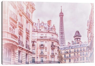 Even on a Cloudy Day Paris Canvas Art Print - Rose Palmisano