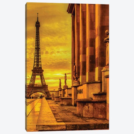 Paris Sunrise Canvas Print #RPM135} by Rose Palmisano Art Print