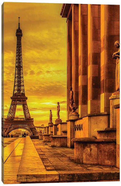 Paris Sunrise Canvas Art Print - Rose Palmisano