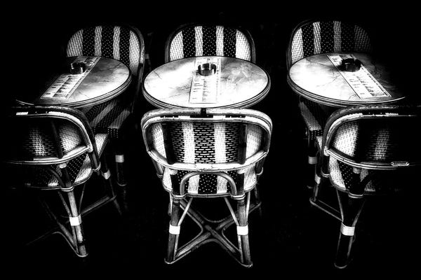 Rose Palmisano: Bistro Chairs Paris Café by Rose Palmisano