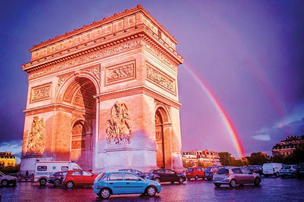 Rose Palmisano: Rainbow Over The Arc by Rose Palmisano