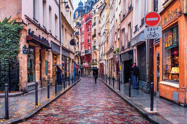 Rose Palmisano: Rue Galande Paris by Rose Palmisano