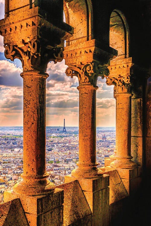 Eiffel Tower Montmartre by Rose Palmisano wall art