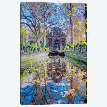 Medici Fountain Paris Canvas Print #RPM145} by Rose Palmisano Canvas Art