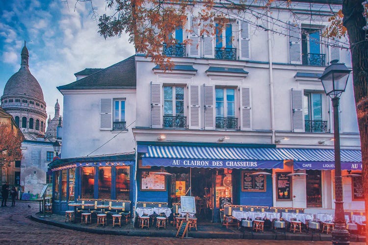 Sidewalk Cafe Place du Tertre Montmartre