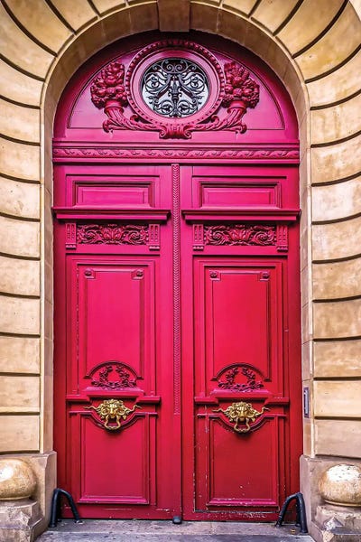 Doors: Paris Red Door by Rose Palmisano