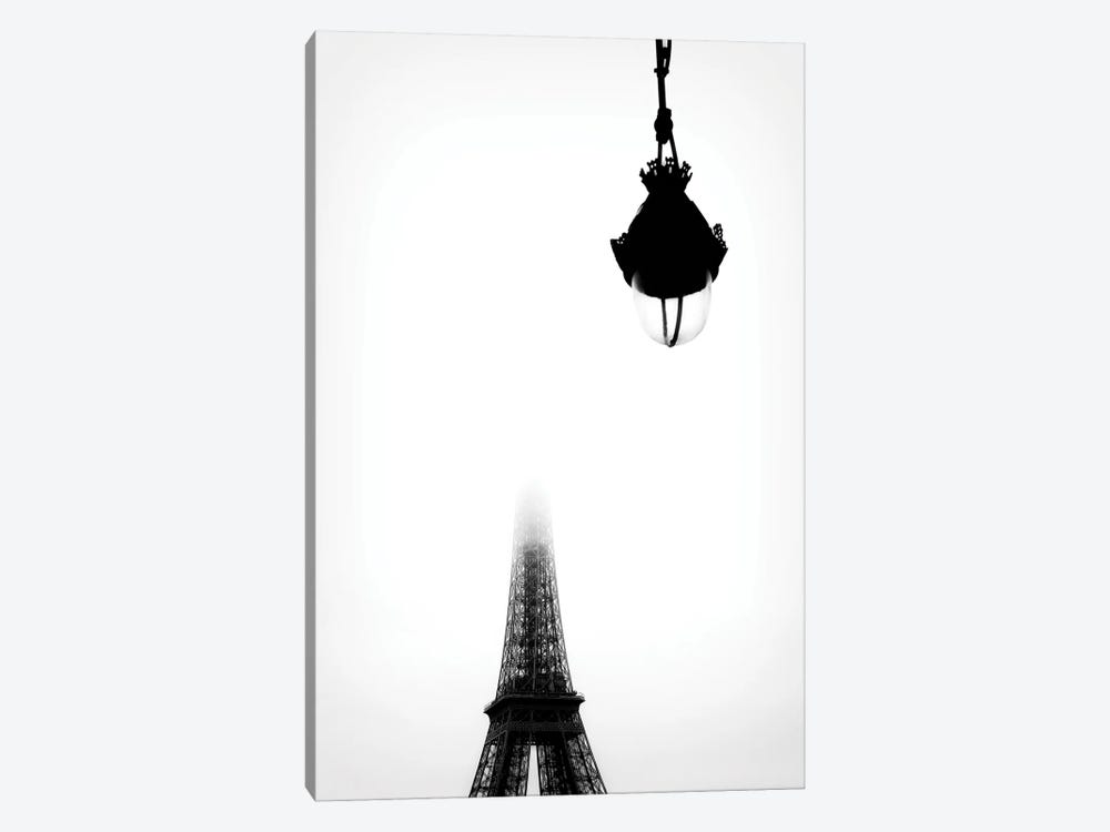 Eiffel Tower In The Fog by Rose Palmisano 1-piece Canvas Print