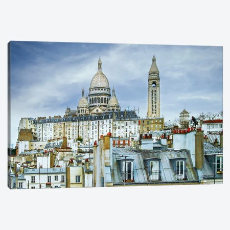 Basilique Du Sacre-Coeur De Montmartre Canvas Print #RPM157} by Rose Palmisano Art Print