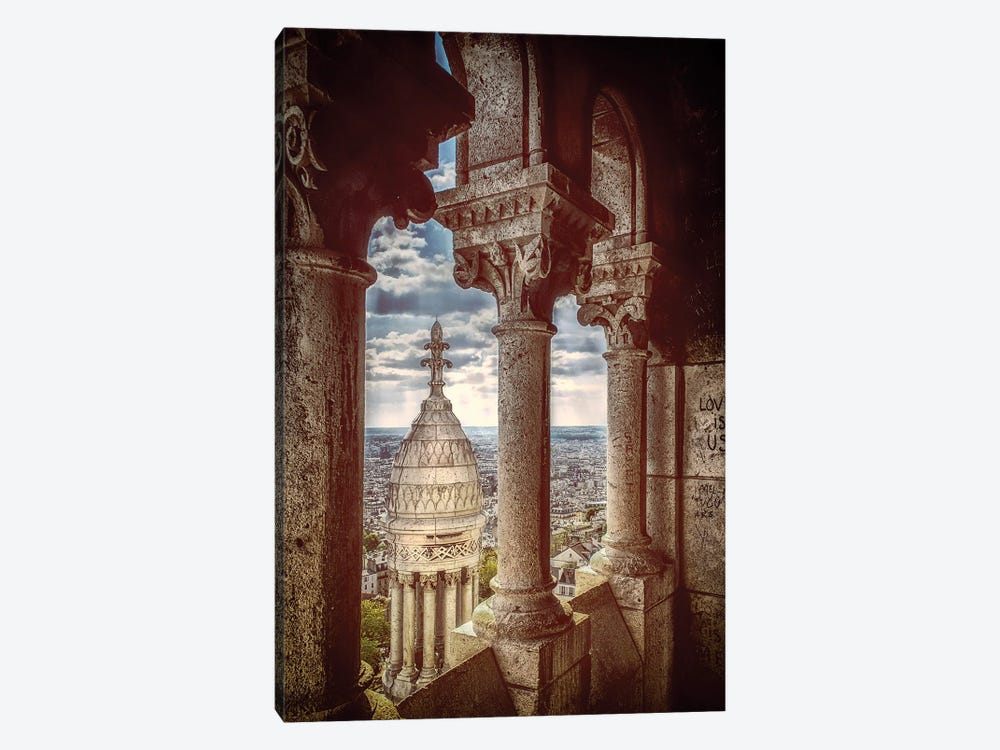 The Basilica du Sacré-coeur Paris by Rose Palmisano 1-piece Canvas Art