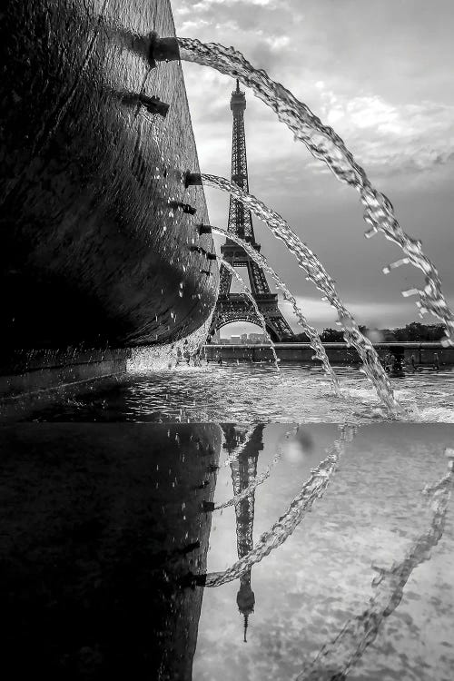 Eiffel Tower Reflections by Rose Palmisano wall art