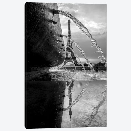 Eiffel Tower Reflections Canvas Print #RPM15} by Rose Palmisano Art Print