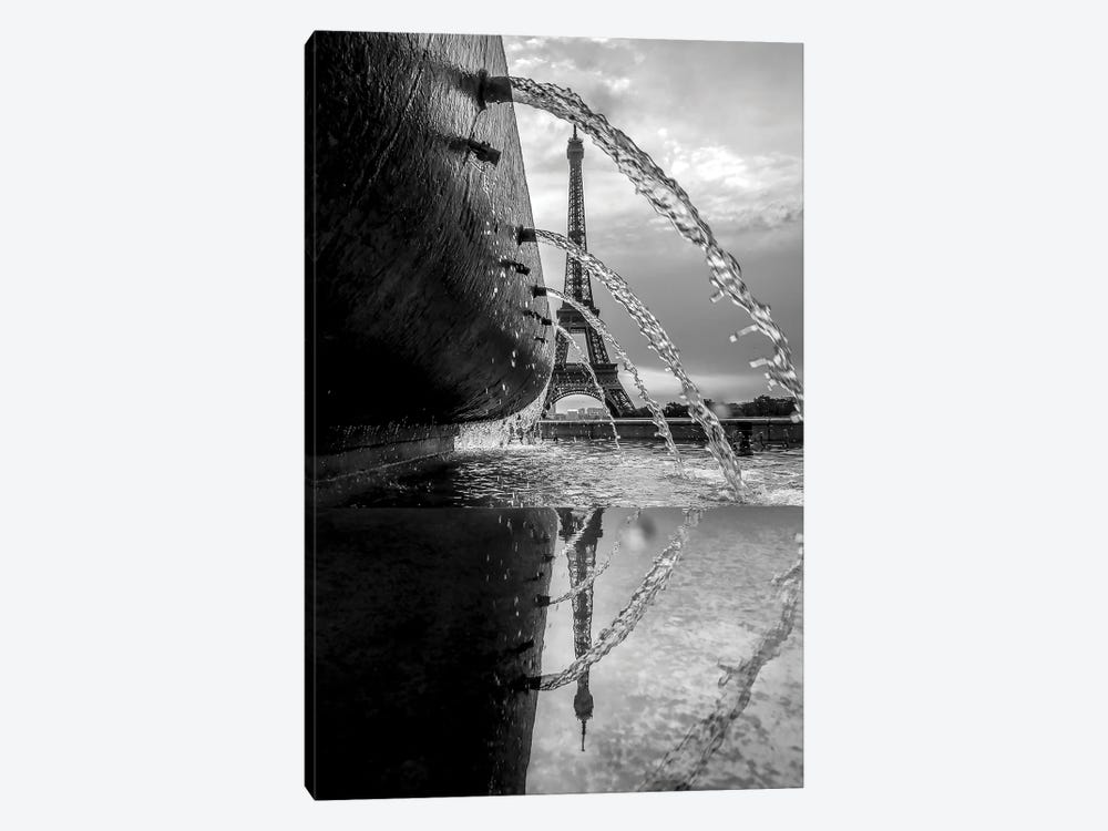 Eiffel Tower Reflections by Rose Palmisano 1-piece Canvas Wall Art