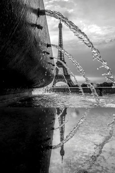 Towers: Eiffel Tower Reflections by Rose Palmisano