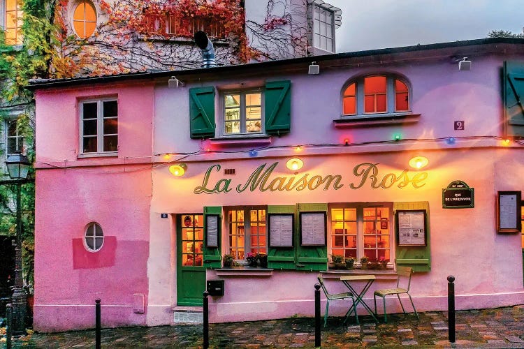 La Maison Rose Montmartre by Rose Palmisano wall art