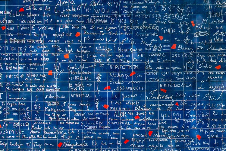 Wall Of Love -- Mur Des Je T'Aime, Montmartre