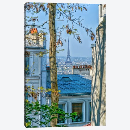 Eiffel Tower View Canvas Print #RPM172} by Rose Palmisano Canvas Art