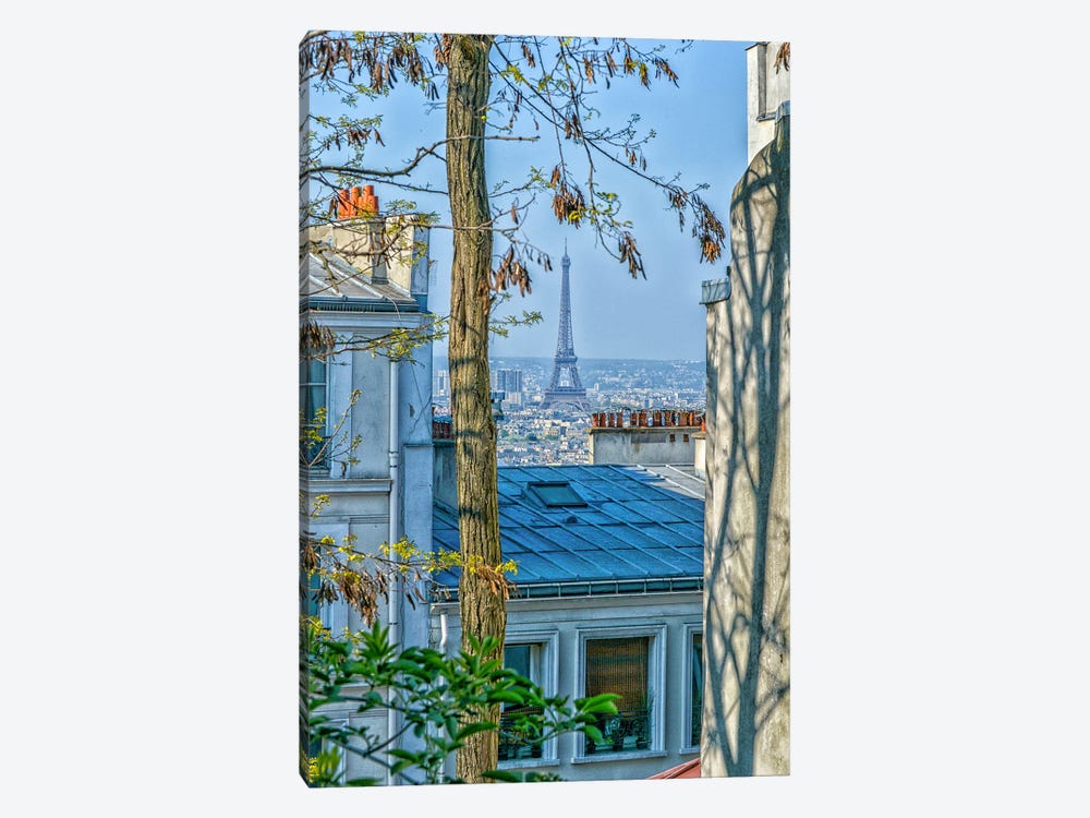 Eiffel Tower View by Rose Palmisano 1-piece Canvas Artwork