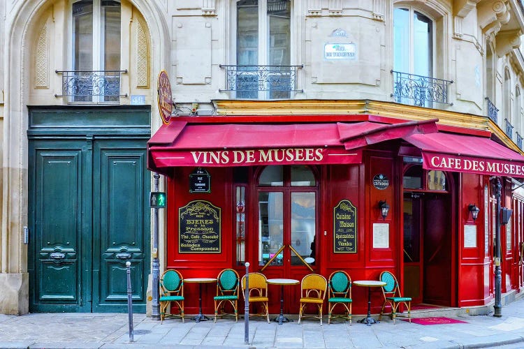 Cafe Des Musées by Rose Palmisano wall art