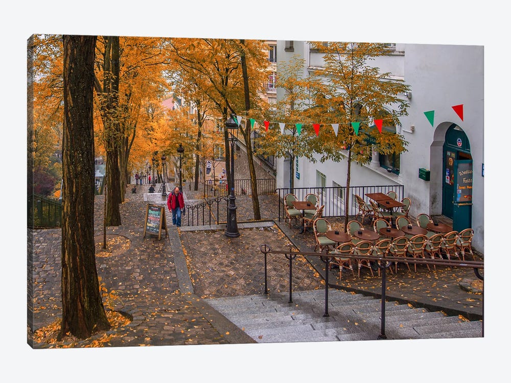 Autumn In Paris by Rose Palmisano 1-piece Canvas Wall Art