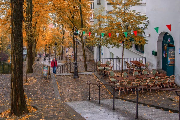 Staircases: Autumn In Paris by Rose Palmisano