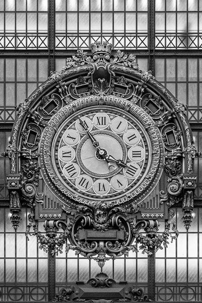Orsay Museum Clock by Rose Palmisano metal wall art