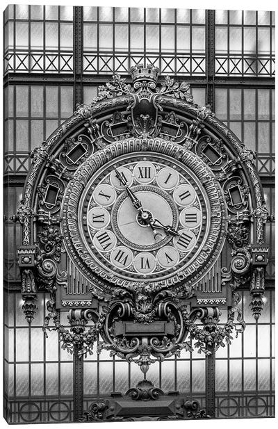 Orsay Museum Clock Canvas Art Print - Clock Art