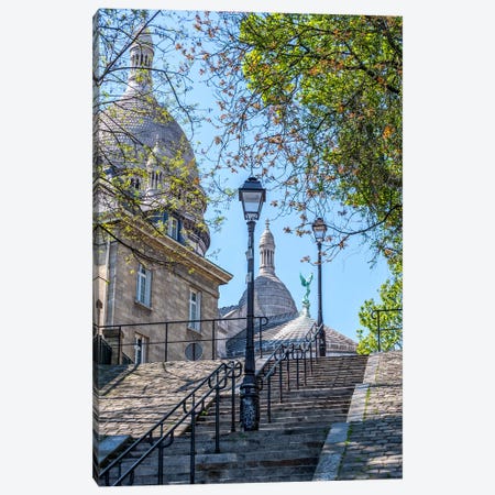 Montmartre In Spring Canvas Print #RPM179} by Rose Palmisano Canvas Artwork