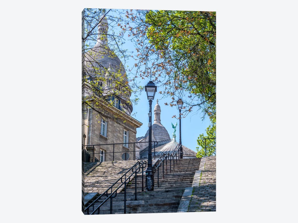 Montmartre In Spring by Rose Palmisano 1-piece Canvas Art Print