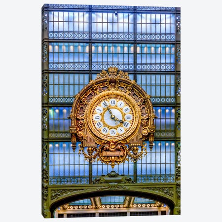 Musée D'Orsay Clock Canvas Print #RPM180} by Rose Palmisano Canvas Print