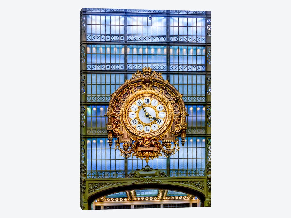 Musée D'Orsay Clock by Rose Palmisano 1-piece Canvas Print
