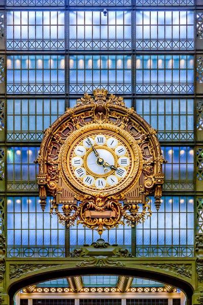 Clocks: Musée D'Orsay Clock by Rose Palmisano