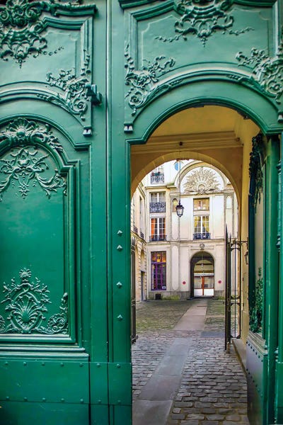 Doors: Looking In Paris Door by Rose Palmisano