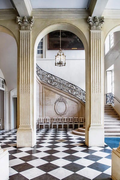 Musee Rodin Staircase by Rose Palmisano acrylic art print