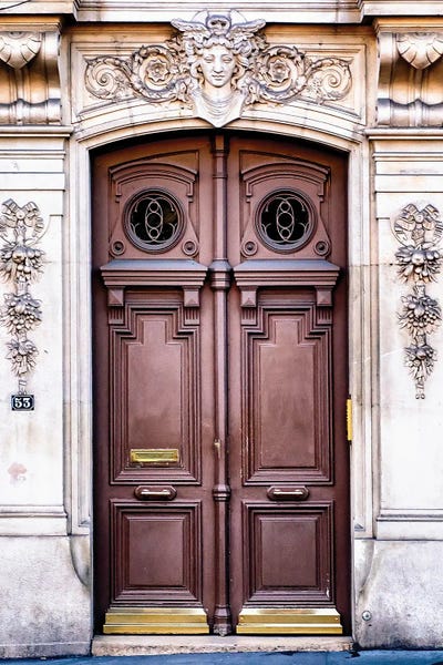 Rose Palmisano: Chocolate-Brown Door by Rose Palmisano