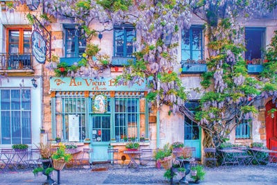 Au Vieux Paris by Rose Palmisano metal wall art