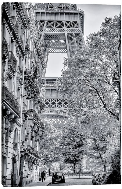 Eiffel Tower In The Fall Canvas Art Print - Rose Palmisano