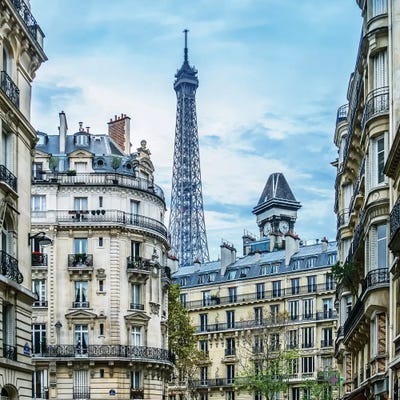 Paris Clock by Rose Palmisano art print