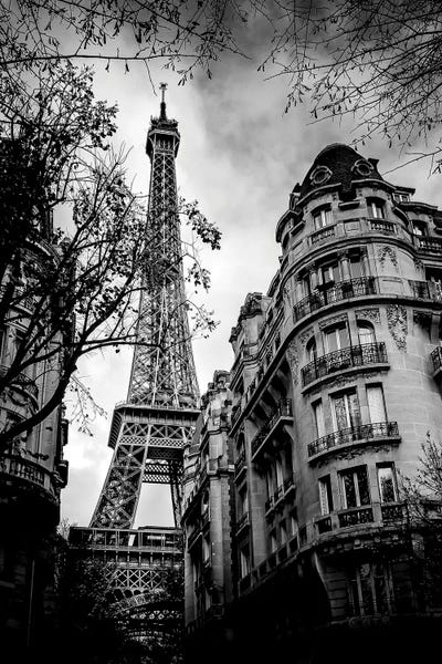 Rose Palmisano: Eiffel Tower Rue De La Universite by Rose Palmisano