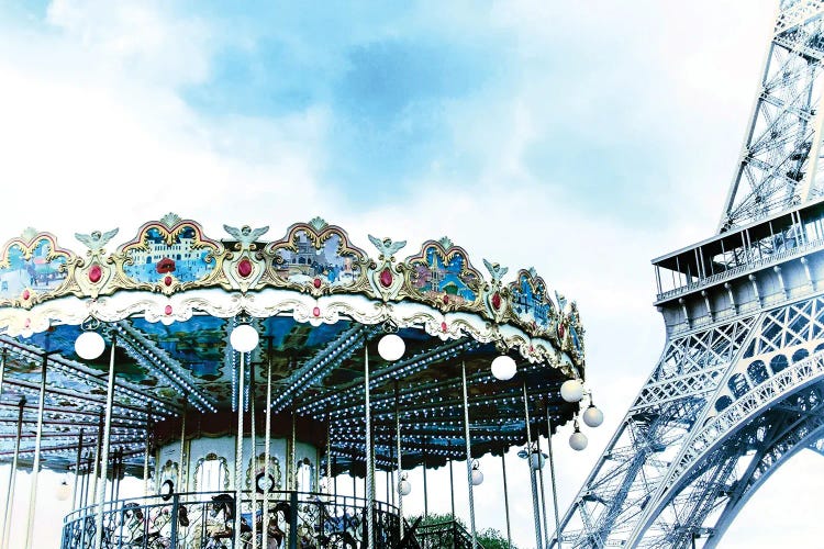 Trocadero Carousel by Rose Palmisano wall art